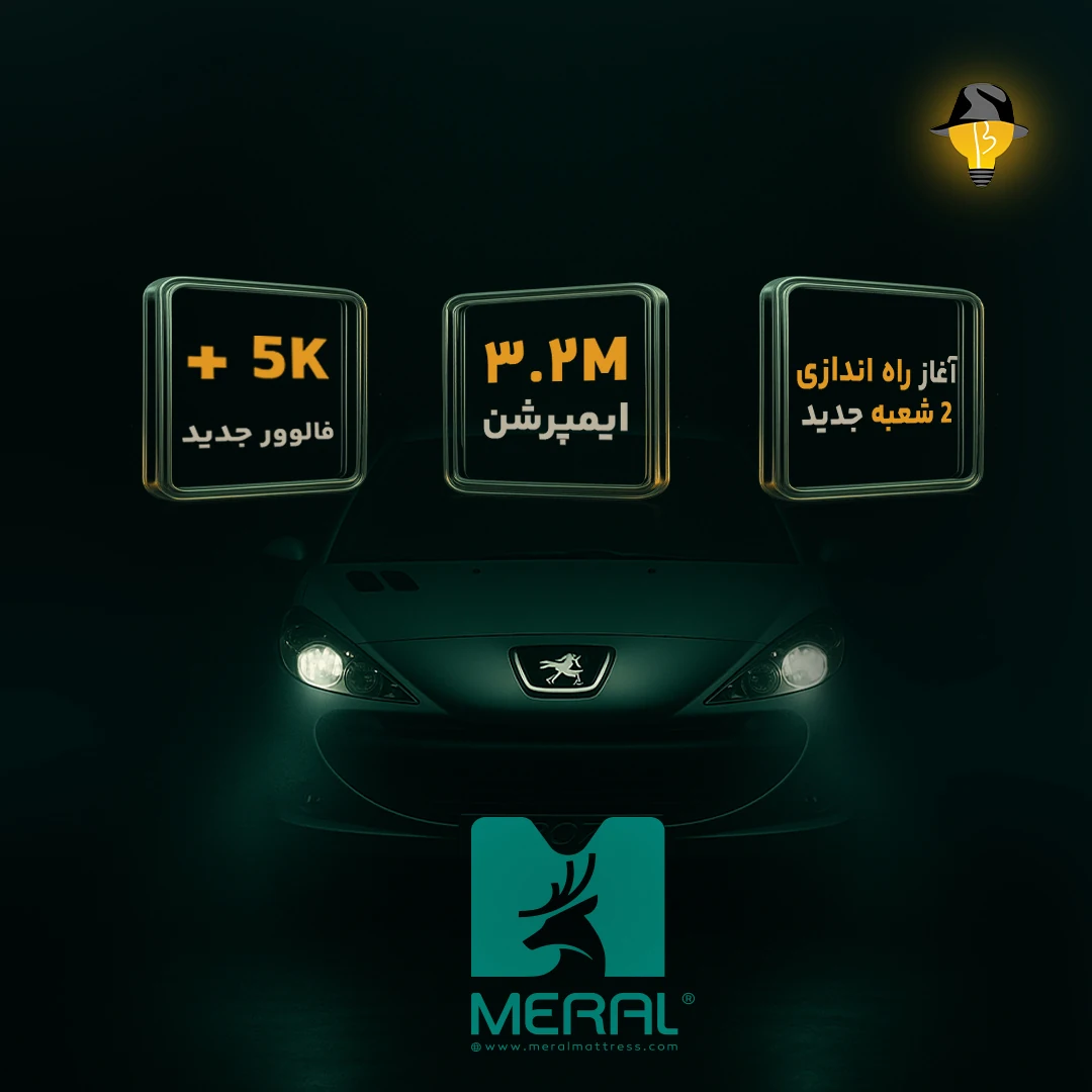 Original Meral Instagram campaign panel 4 designed for Mafiness.