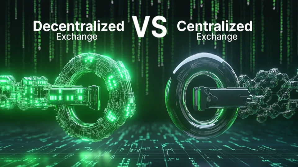 Centralized and decentralized exchanges